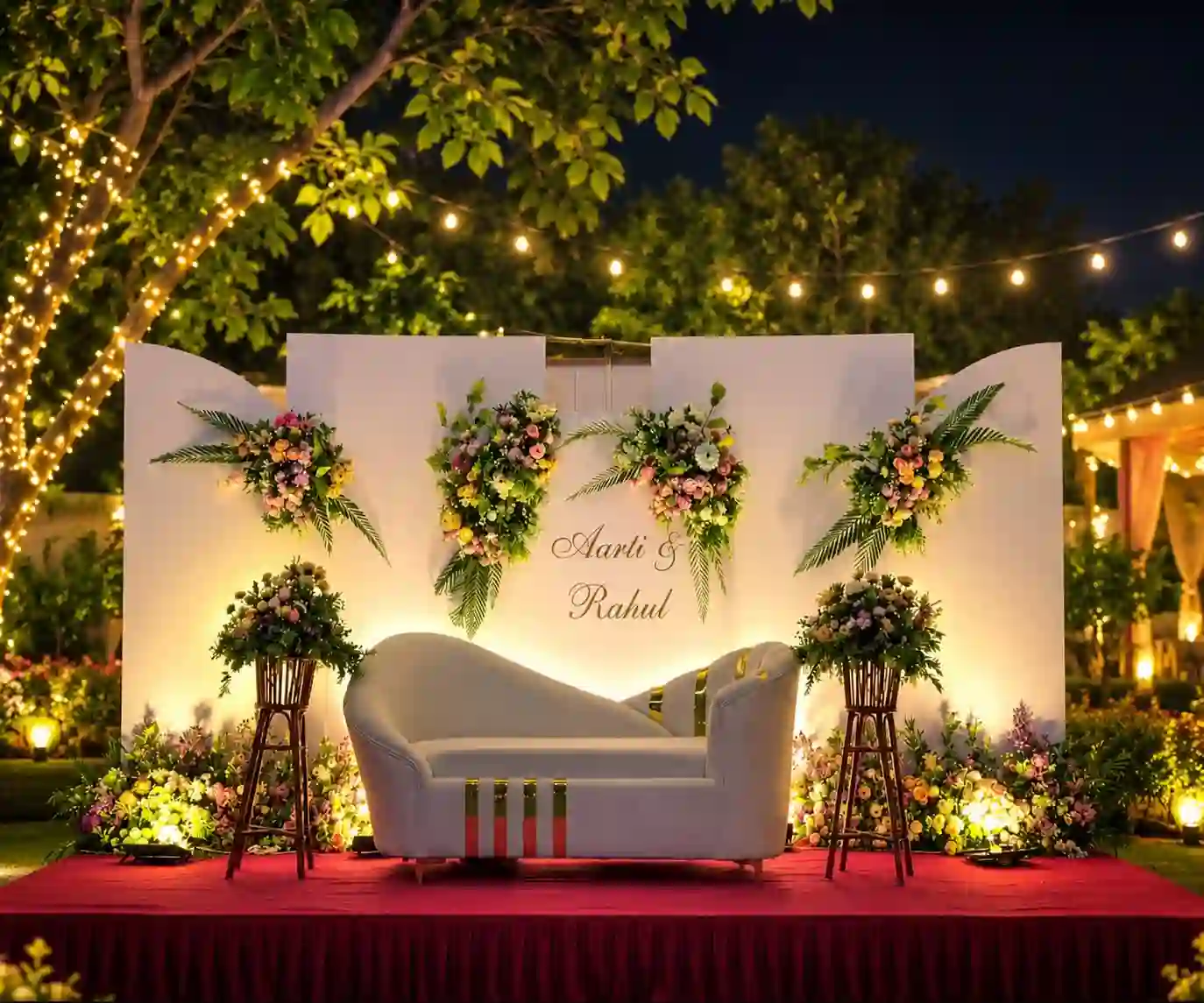 balloon decoration Leafy Trail Mehndi Decor